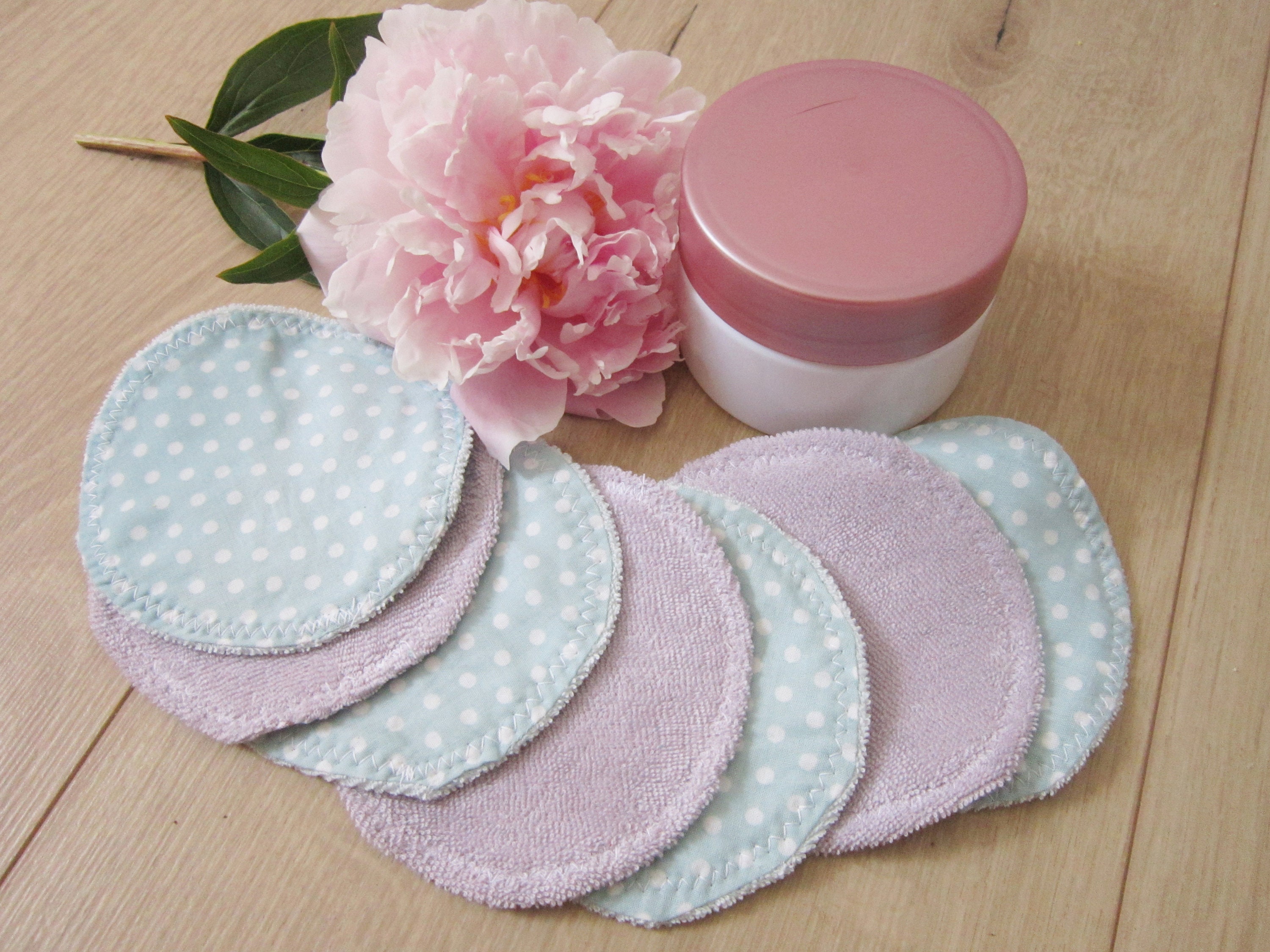 Makeup pads cosmetic pads made of organic fabrics 7ner set Etsy