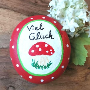 Bemalter Stein, Glücksstein, Prüfung, Abschluss, Abitur