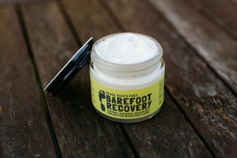 Barefoot Recovery Cream Magnesium Herbal Relaxant Cream for Sore Feet