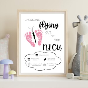 NICU Nurse Footprint Crafts, NICU Babys Milestones footprints art craft, nicu milestones, neonatal nurse crafts, nicu nursing footprint art