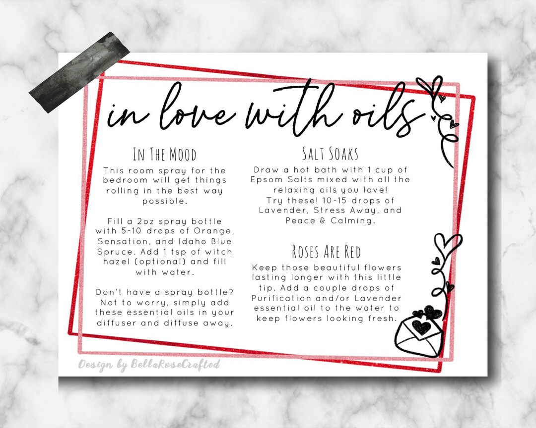 Valentinstag DIYs Valentinstag Happy Mail, 10x50, Ätherische Öle, Oils