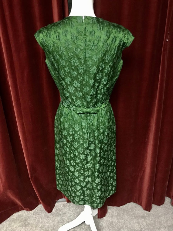 ADELE SIMPSON 1980s black cocktail party shift dress with beaded fans