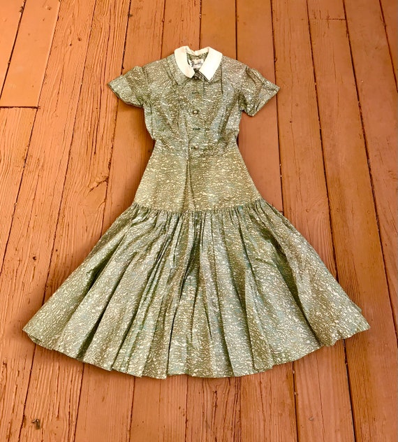 Amazing Wounded 1930's/1940's Dress