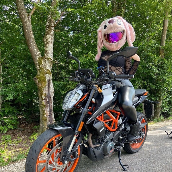 MOTORCYCLE COVER MOTORBIKE FUNNY HEEDS COVER CRAZY CASE HELMET COVERS CAP HEEDS - Foto 12