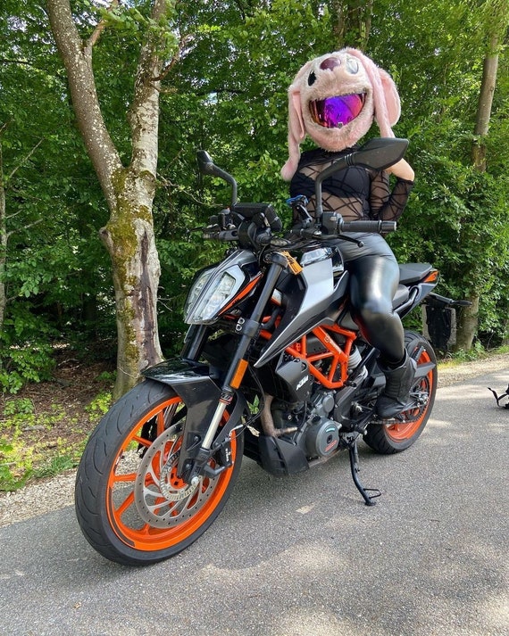 Housse de casque de moto, housses de casque d'animaux en peluche