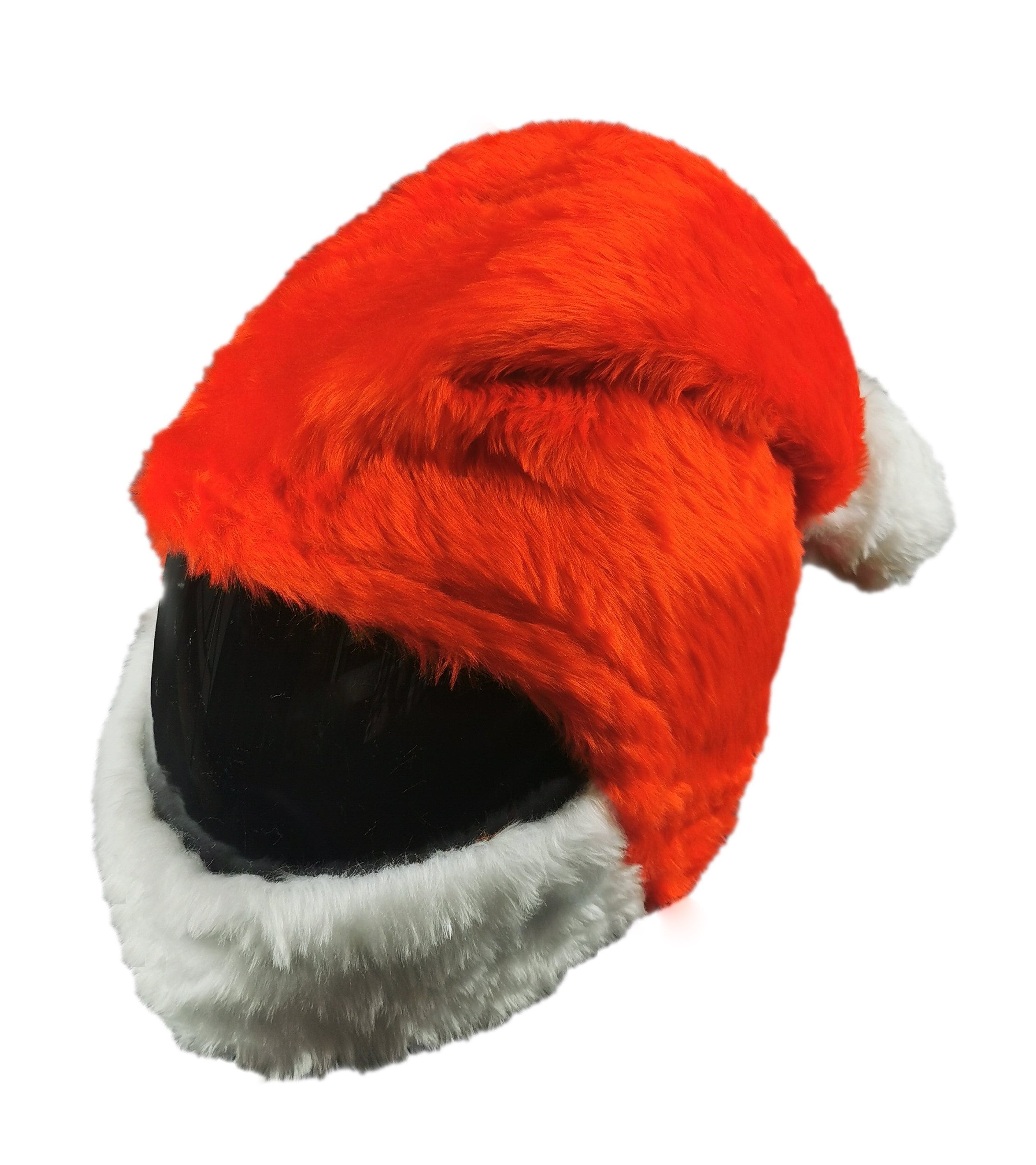 Lecerrot Noël, Casque Moto, Noël, Peluche drôle, Housse Casque Moto,  Accessoires Protection pour Casque intégral (Casques Non Inclus)