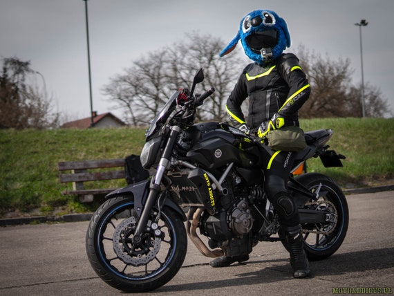 Motorrad Helmbezug Motorrad Lustige Heeds Universal Größe Crazy Case  Helmbezug Mütze Helm Lustige Pull On Cover Handmade - .de