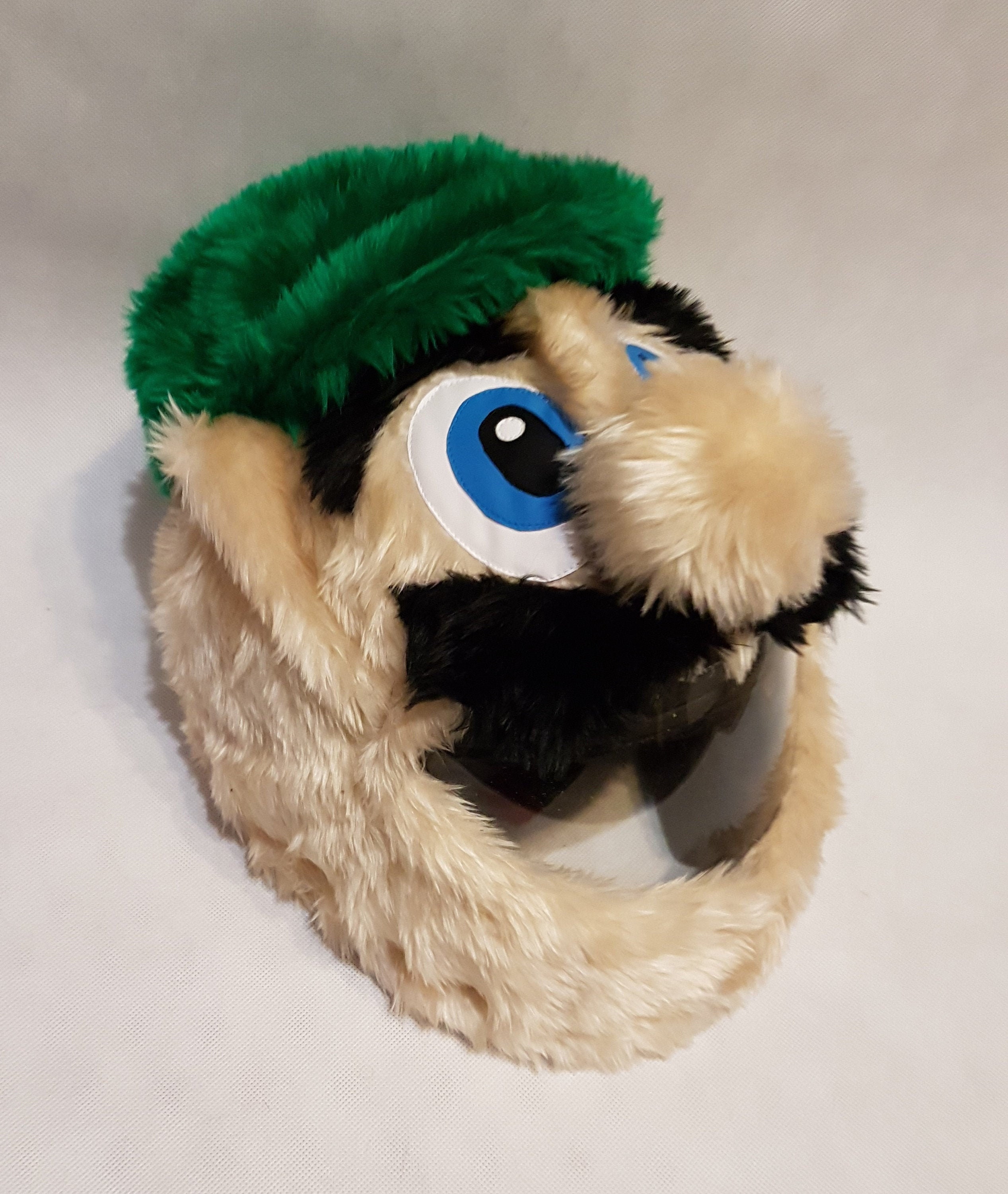 thumbnail image 2 of FunnyRiders Tortoise Motorcycle Helmet Cover – Green, Universal Fit, Full Face 2 of 4