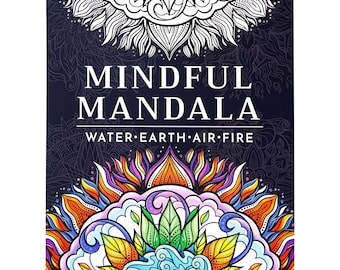 RYVE Mandala Coloring Book for Adults: 50 Unique Designs, Spiral Bound
