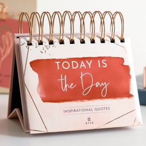 Motivational Calendar - Daily Inspirational Desk Calendar With ...