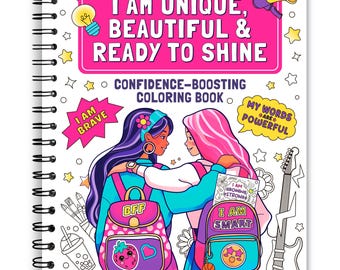 Confidence Coloring Book for Girls 8–12 – Fun Art & Positive Affirmations