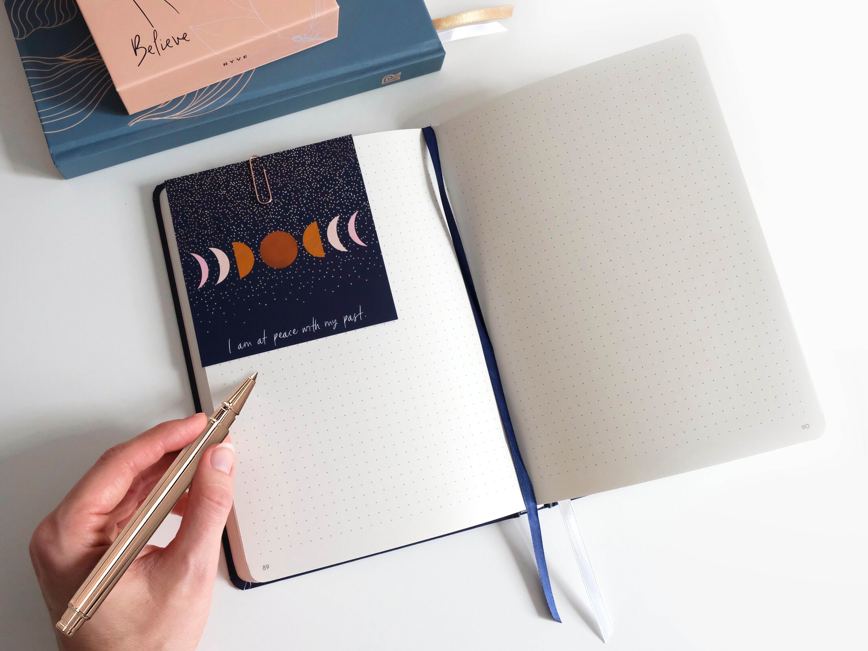 A5 Bullet Journal Notebook Dotted Journal with 192 Numbered Etsy