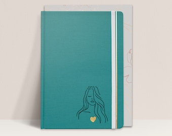 RYVE Gratitude Journal for Women: 6-Month Daily Prompts, Self-Care Gift