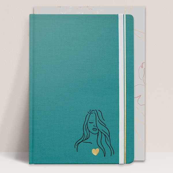 RYVE Gratitude Journal for Women: 6-Month Daily Prompts, Self-Care Gift