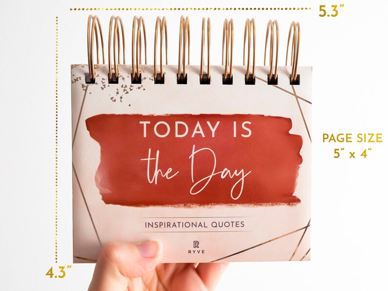 Motivational Calendar Daily Inspirational Desk Calendar With - Etsy