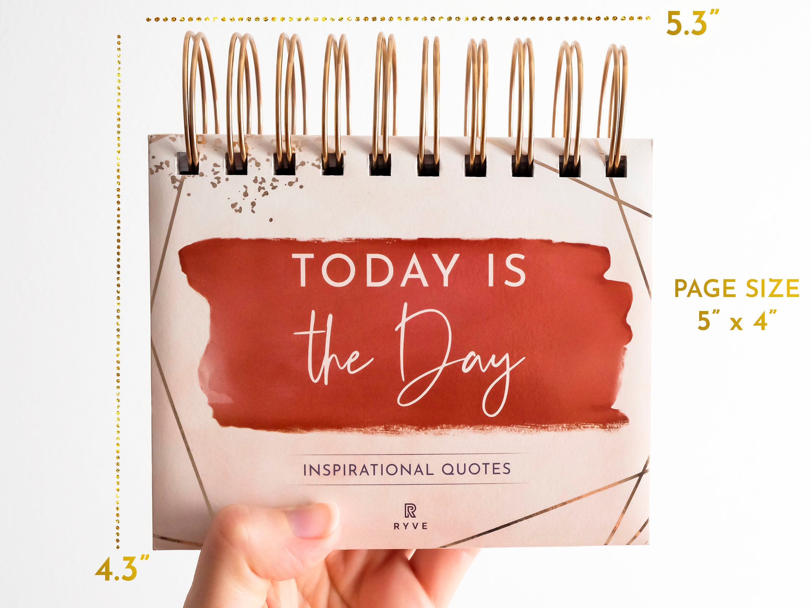 Motivational Calendar Daily Inspirational Desk Calendar With - Etsy