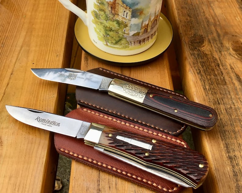 Knife Leather Case, Swiss Army Knife Case, Victorinox Case, Leather Single Knife Slip, EDC Pouch, Knife Organizer, Pocket Knife Sleeve image 1