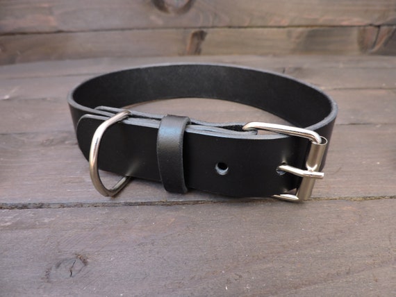 Leather Dog Collar Engraved Dog Collar Personalized Dog - Etsy