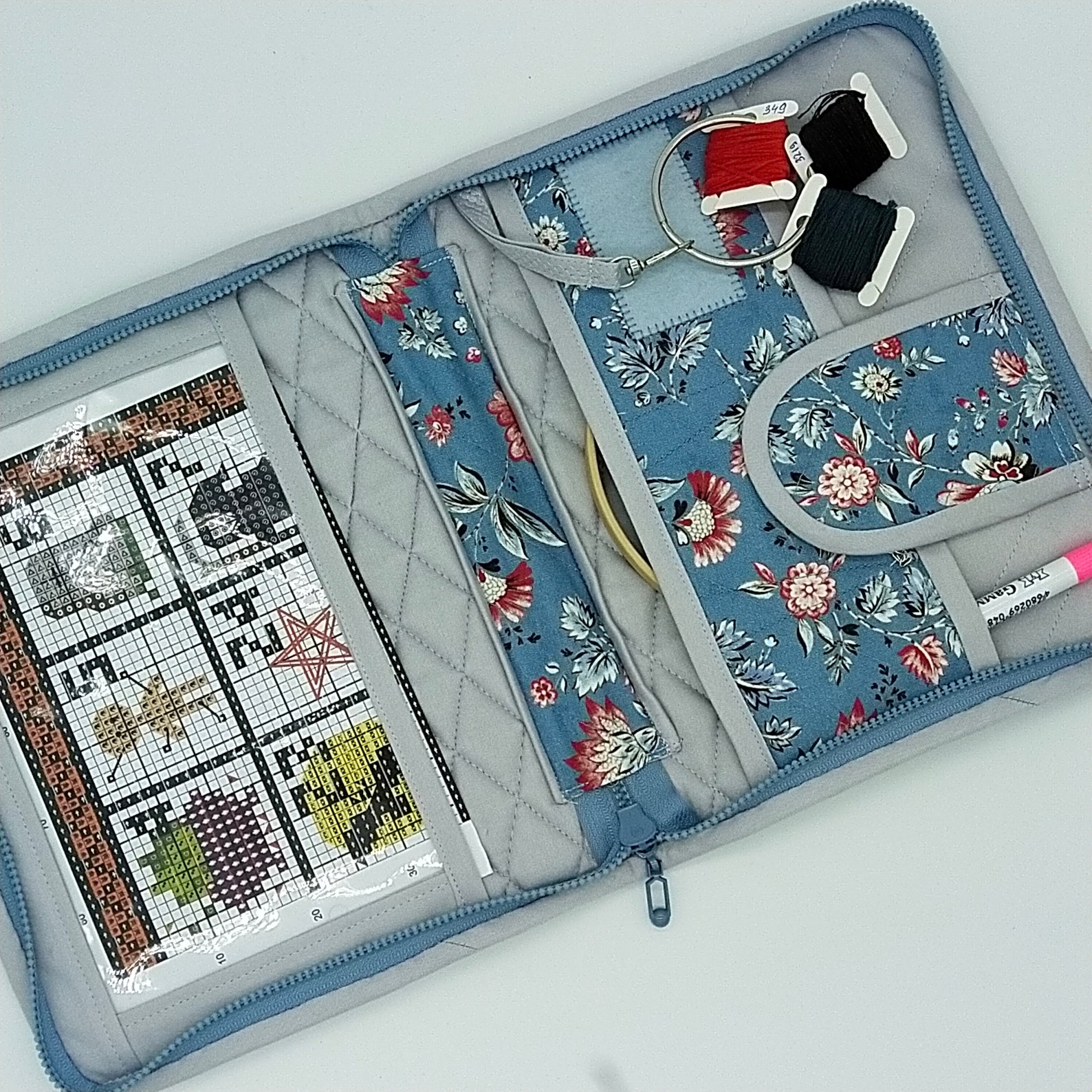 Bag Organizer Cross Stitch Project Bag Needlepoint Storage | Etsy