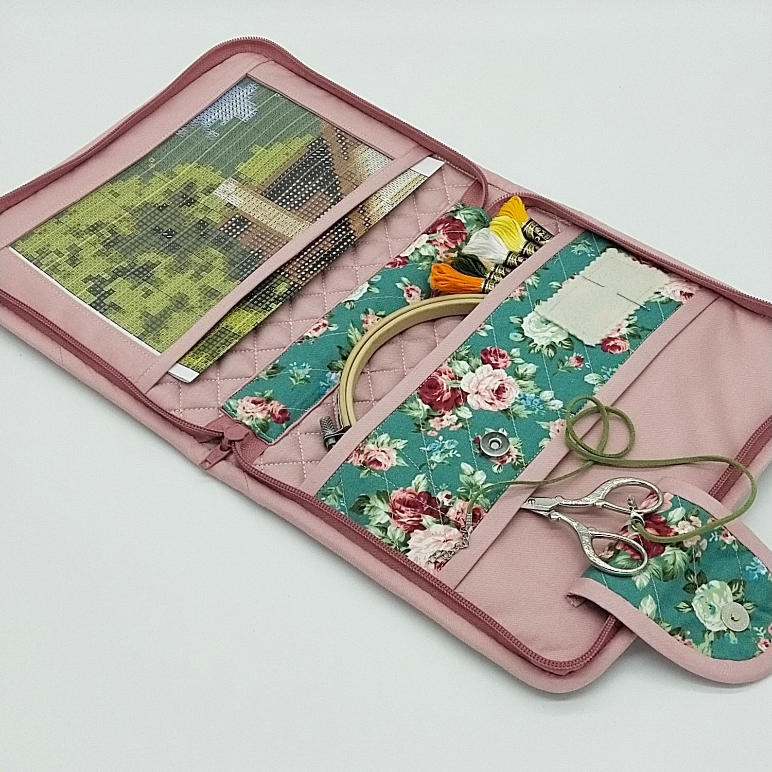 Bag Organizer Cross Stitch Project Bag Needlepoint Storage Etsy