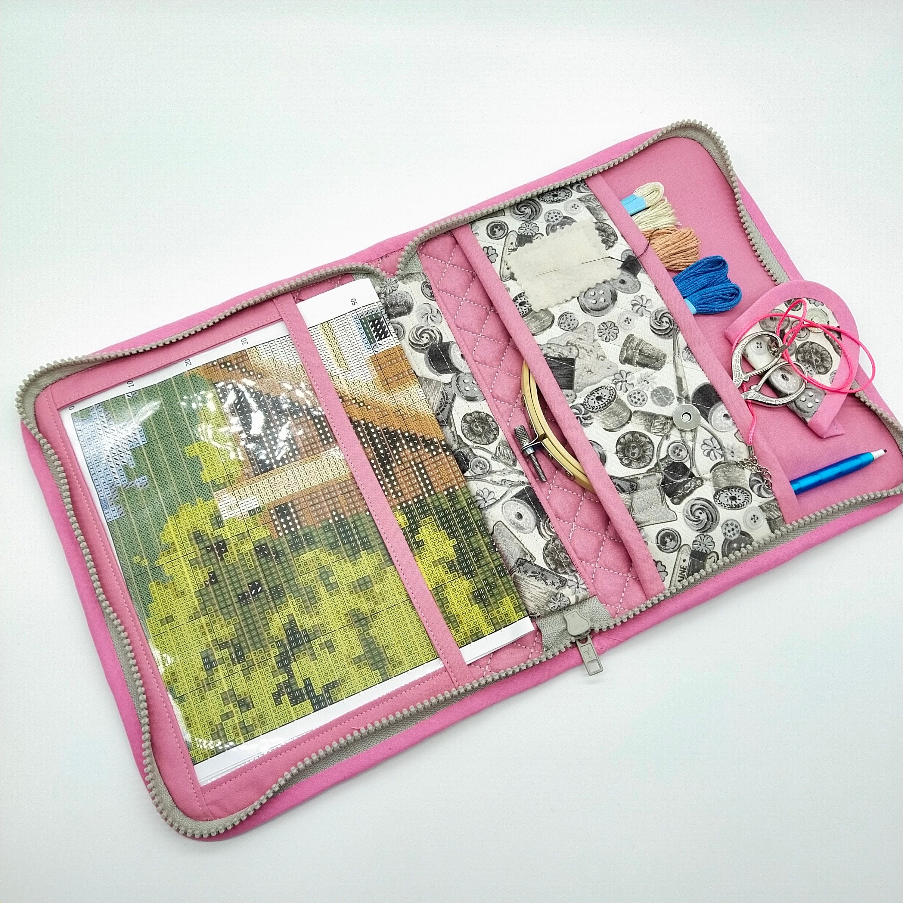 Bag Organizer Cross Stitch Project Bag Needlepoint Storage Etsy