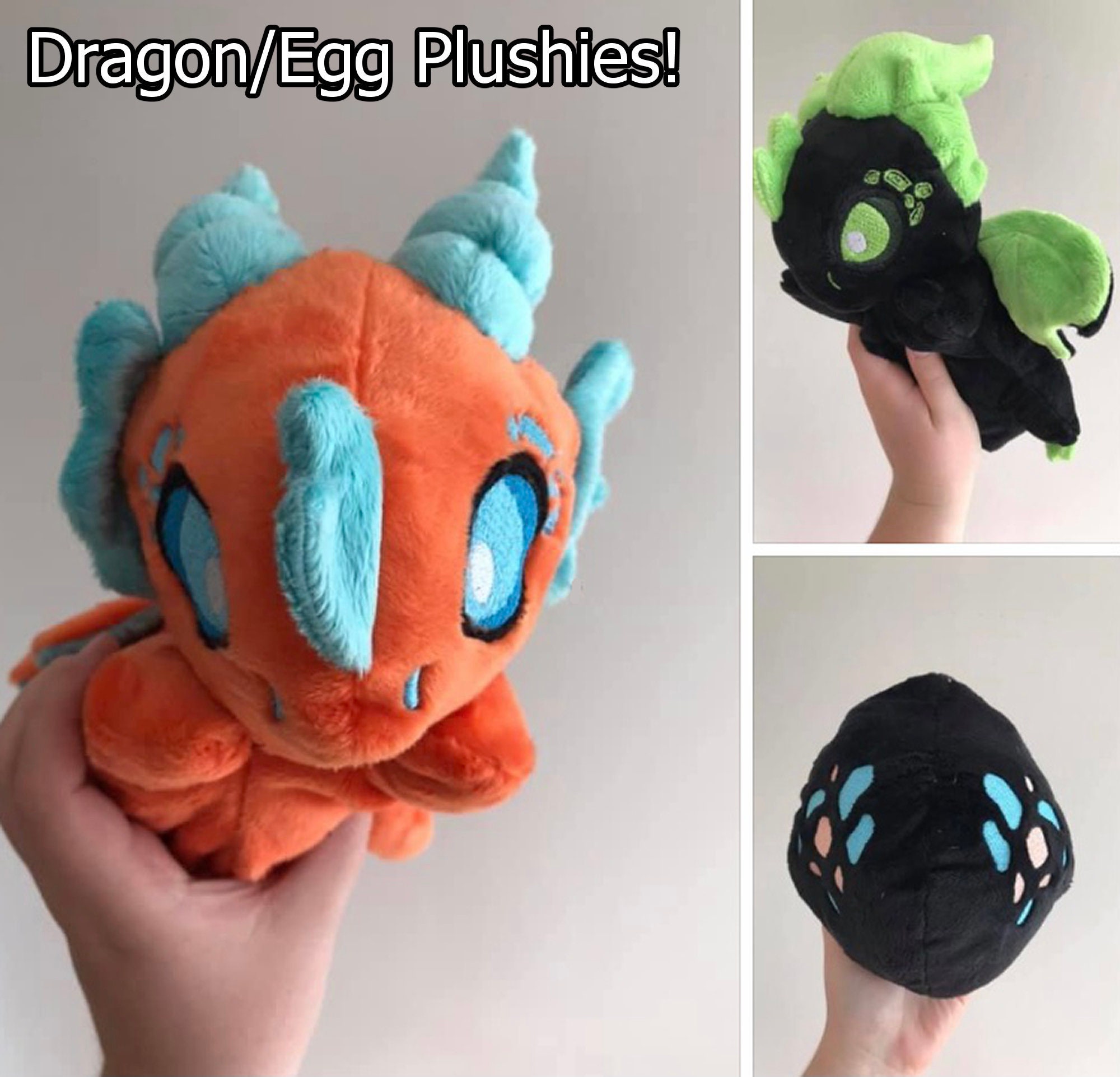 reversible plush dragon