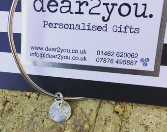 Silver Fingerprint CHARM, personalised charm, keepsake jewellery, personalised jewellery, gift for her, memorial