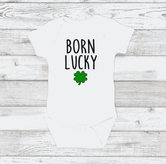 St Patty/'s Day Onesie Cute Holiday Onesie Lucky Baby Onesie Loved And So Lucky St Patrick/'s Day Gerber Baby Onesie