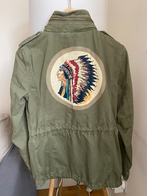 Ralph Lauren Women Aztec Military USA 