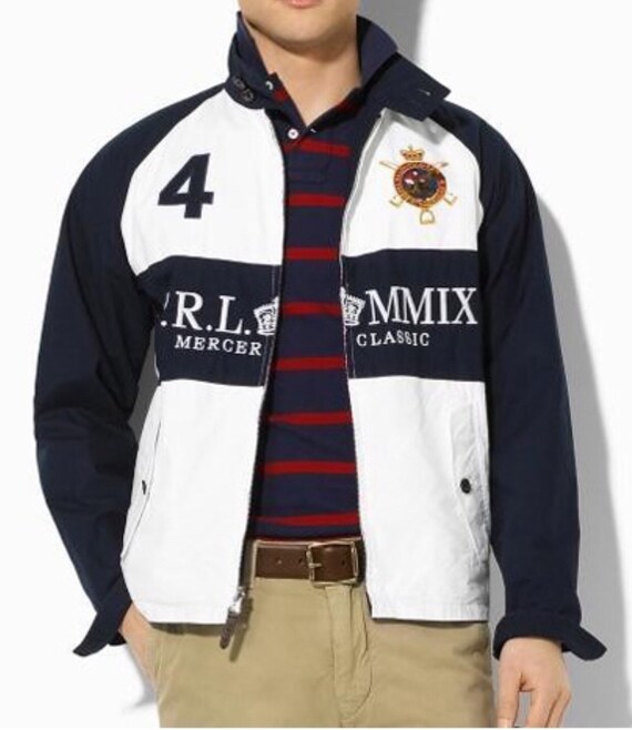 Polo Ralph Lauren reversible jacket medium harring