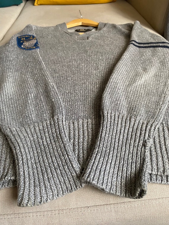 RRL Ralph Lauren Double RL Jumper Sweater Army Milita… - Gem