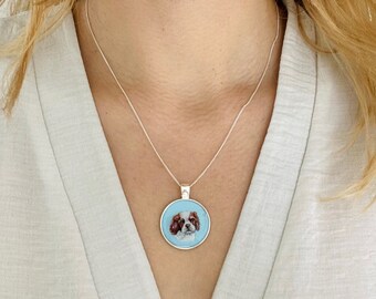 Hand Painted Pet Portrait Keyring | Necklace | Pet owner gift
