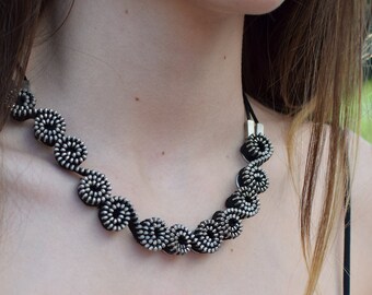 Zipper Choker - Handmade Recycled Zipper Choker - Alternative Fashion