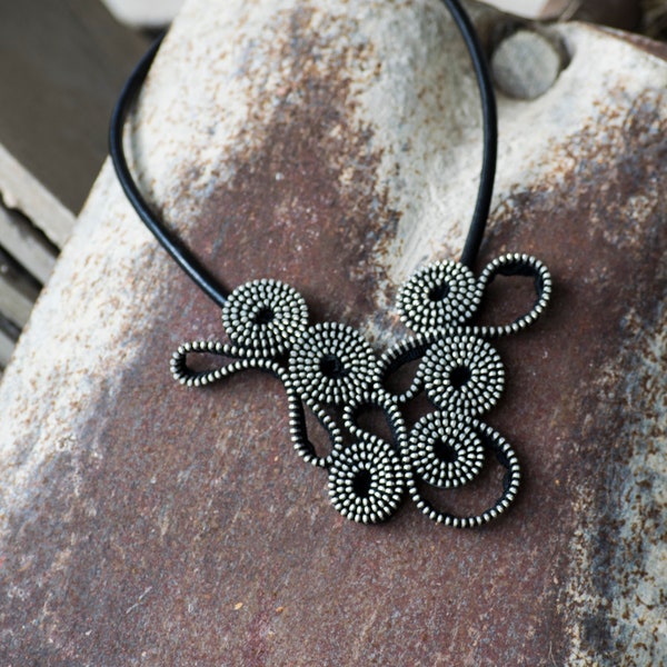 Zipper Necklace Etsy