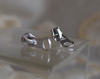 earrings, original earrings, zipper earrings,