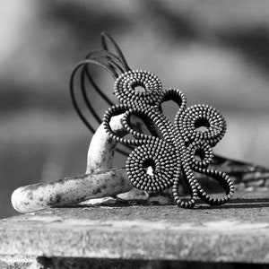 Recycled Zipper Necklace Handmade to Order - Gothic Style