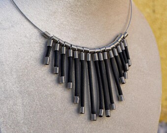 Spring Choker Necklace | Handmade Necklace | Avant-garde Statement Piece | Boho Punk Jewelry