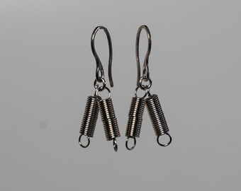 Spring Steel Earrings - Handmade | Unique and Avant-garde Statement Earrings | Lightweight and Stylish