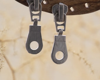 earrings, original earring, zipper earrings.