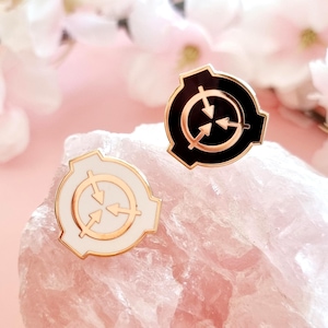 SCP Foundation logo Hard Enamel Mini Gold Pin