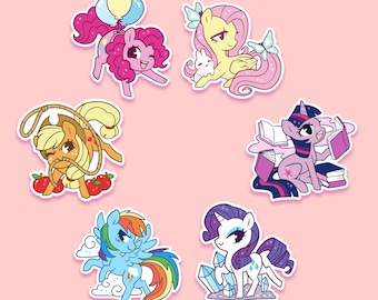 My Little Pony Mane Six - Vinyl Cut Sticker
