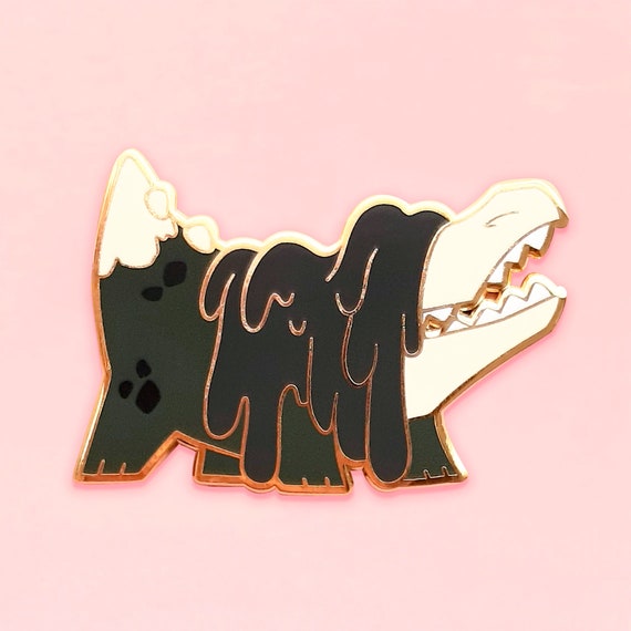 Hard to Destroy Reptile SCP 682 Hard Enamel Gold Pin -  Australia