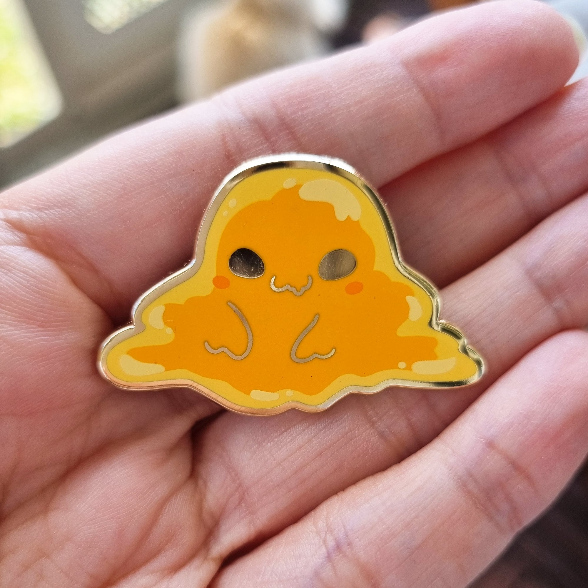 Tickle Monster SCP 999 Hard Enamel Gold Pin -  Finland