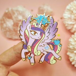 Princess Cadance MLP - My Little Pony - gouden harde glitter emaille pin