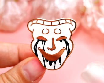 The Possessive Mask SCP - 035 Hard Enamel Gold Pin