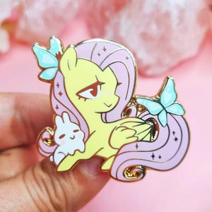 フラッターシャイ MLP - マイリトルポニー - ゴールドハードエナメル