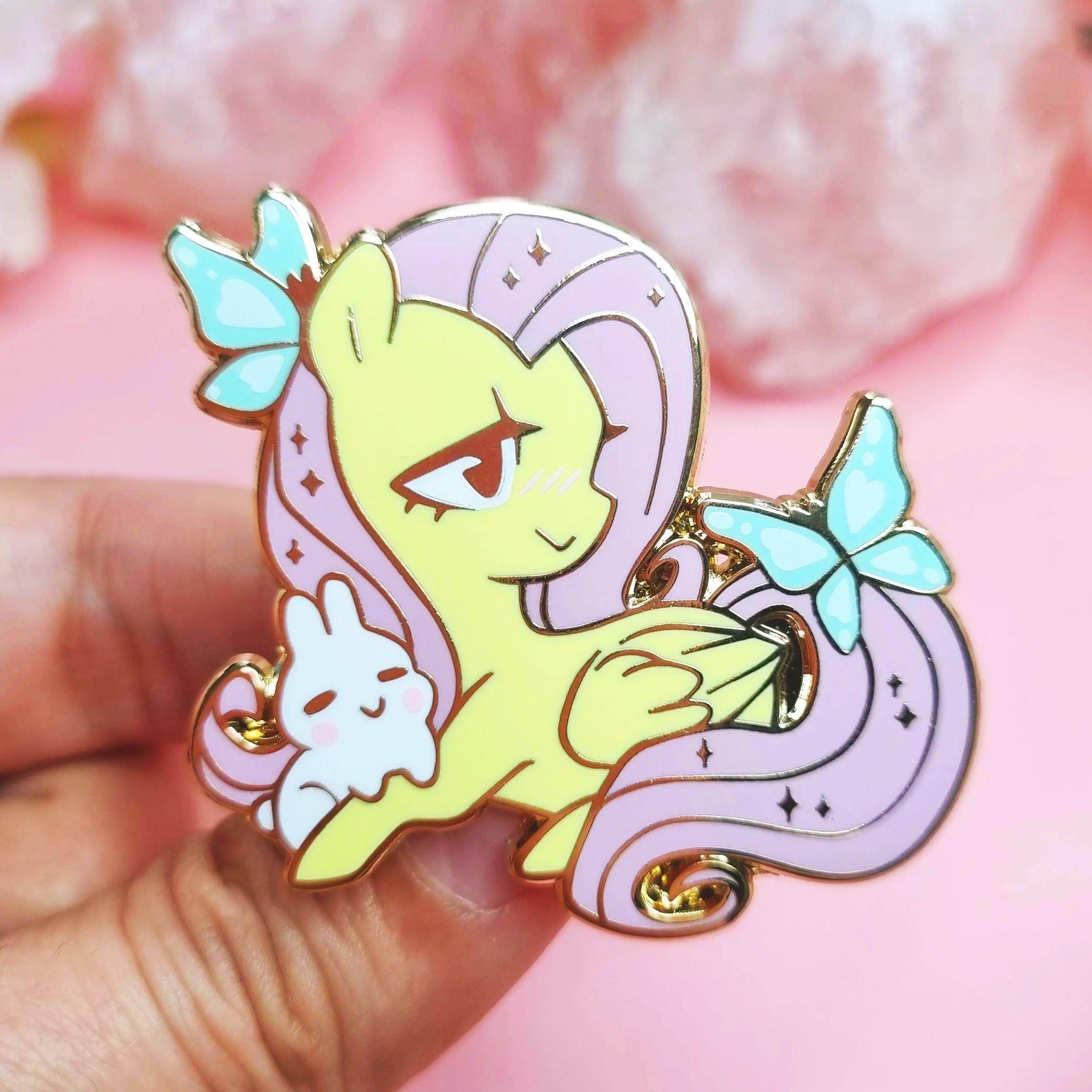 フラッターシャイ MLP - マイリトルポニー - ゴールドハードエナメル