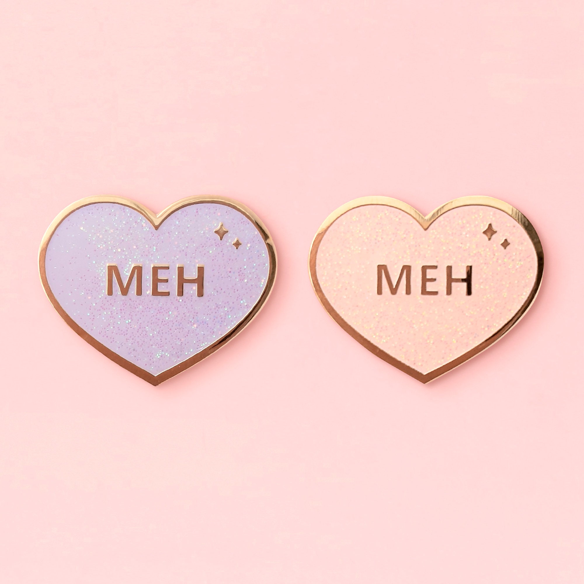 Meh Prize Ribbon Enamel Brooch Magnet Needle Minder 