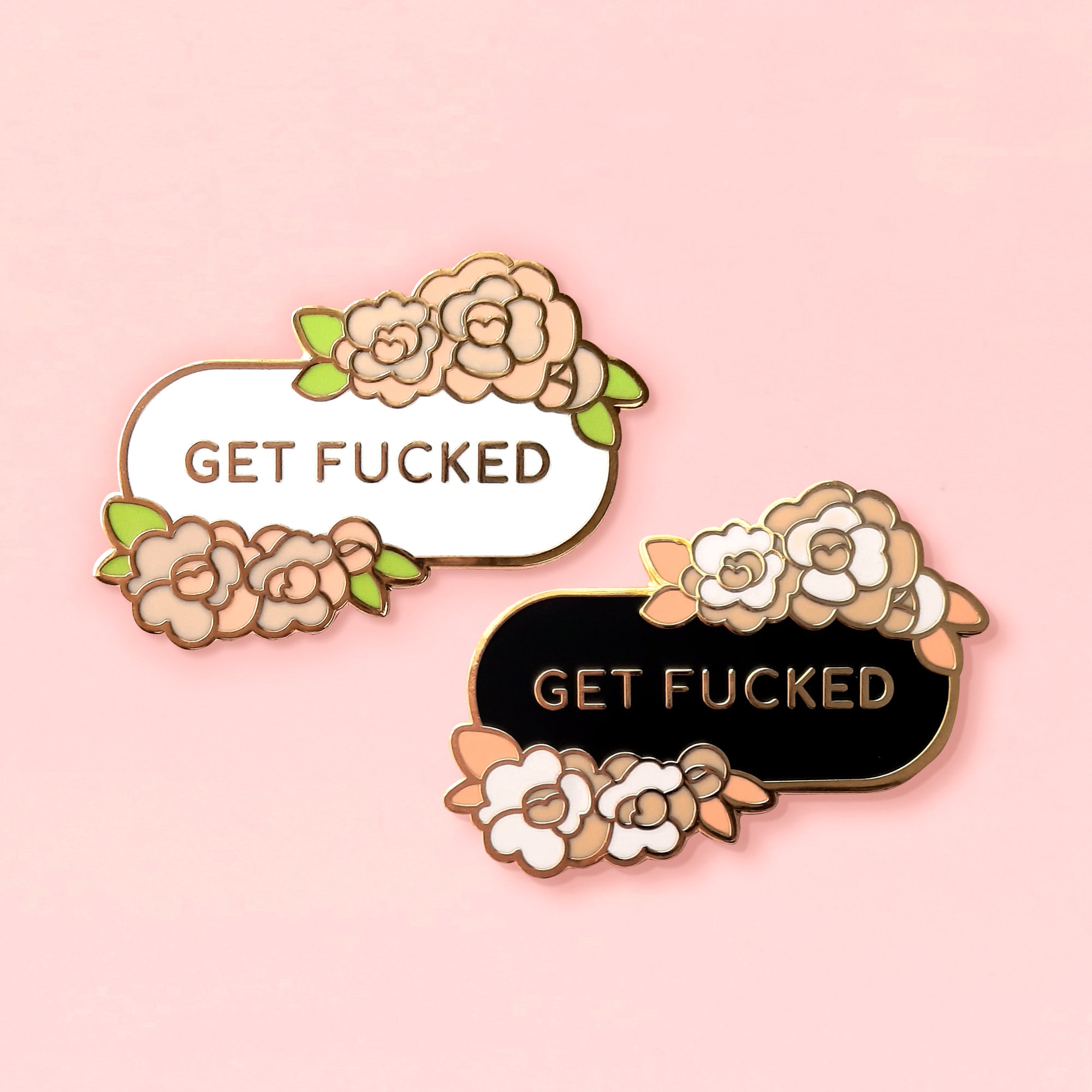 Get F*ed Dark - Hard Enamel Pin