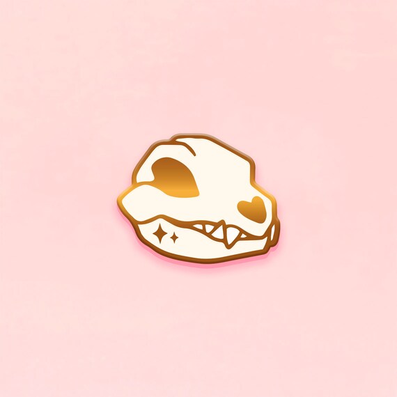 The Possessive Mask SCP 035 Hard Enamel Gold Pin 